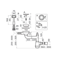 Сифон Omoikiri WK-1 LG 4956824 - фото2