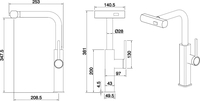 Смеситель Ekko E4709-8 - фото2