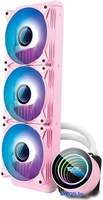 Жидкостное охлаждение для процессора dark Flash Twister DX-360 V2.6 ARGB (розовый) - фото2