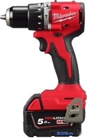 Ударная дрель-шуруповерт Milwaukee M18 M18BLPDRC-502C 4933492826 (с 2-мя АКБ 5 Ач, кейс) - фото2