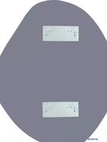 Зеркало eMZe 76x92 UV.NF.76.92.CHE (черный УФ-окантовкой) - фото2