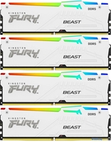 Оперативная память Kingston FURY Beast RGB 4x32ГБ DDR5 5200 МГц KF552C40BWAK4-128 - фото2