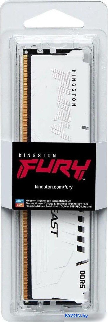 Оперативная память Kingston FURY Beast 32ГБ DDR5 6400 МГц KF564C32BWE-32 Оперативная память Kingston FURY Beast 32ГБ DDR5 6400 МГц KF564C32BWE-32