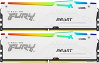 Kingston FURY Beast RGB 2x32ГБ DDR5 6400 МГц KF564C32BWEAK2-64 - фото
