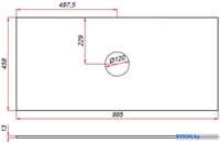 ЗОВ Столешница 13 CKP13W995458C1 (белый) - фото2
