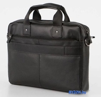 Мужская сумка Poshete 196-4138-55-BLK (черный) - фото2
