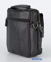Мужская сумка Poshete 196-9068-49-BLK (черный) - фото2