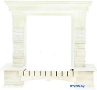 Портал Smolcom Stone Montebello STD-ASP (белый ваниль/патина коричневая) - фото