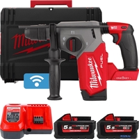 Перфоратор Milwaukee M18 FUEL M18ONEFHX-552X 4933478504 (с 2-мя АКБ, кейс) - фото