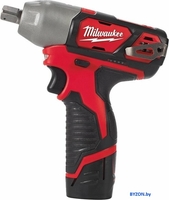 Гайковерт Milwaukee M12 M12BIW12-202C 4933447133 (с 2-мя АКБ, кейс) - фото2