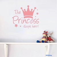 Наклейка на стену Sundays Home YJ912 640800101A (розовый) - фото2