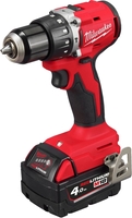 Ударная дрель-шуруповерт Milwaukee M18 BLPDRC-402C 4933492824 (с 2-мя АКБ 4 Ач, кейс) - фото2