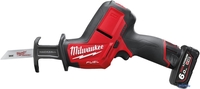 Сабельная пила Milwaukee M12 CHZ-602X Fuel 4933451511 (с 2-мя АКБ, кейс) - фото