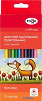 Набор цветных карандашей Гамма Мультики 290122_12 (12 цв) - фото