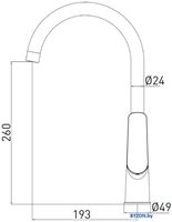 Смеситель Gross Aqua Scandi 32425245C-B02 - фото2