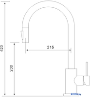 Смеситель Gross Aqua Neosteel 3140609SS - фото2