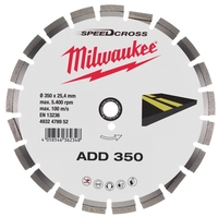 Отрезной диск алмазный Milwaukee Speedcross ADD 350 мм 4932478952 - фото