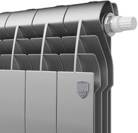 Биметаллический радиатор Royal Thermo BiLiner 350 Silver Satin VR (8 секций) - фото2
