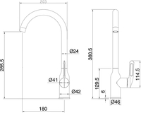Смеситель Ekko E4063-8 - фото2