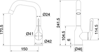 Смеситель Ekko E4065 - фото2