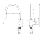 Смеситель Ekko E7280-8 - фото2