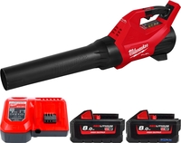 Ручная воздуходувка Milwaukee M18 FUEL M18FBLG3-802 4933493302 (с 2-мя АКБ 8 Ач) - фото