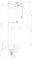 Смеситель Ekko E11803-7 - фото2