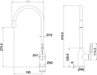 Смеситель Ekko E4064-8 - фото2