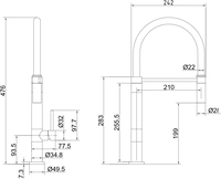 Смеситель Ekko E42305 - фото2