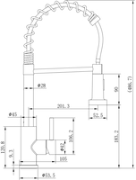 Смеситель Ekko E4801-8 - фото2