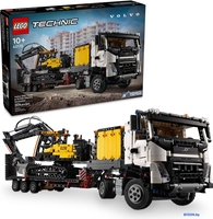 Конструктор LEGO Technic Грузовик Volvo FMX и электрический экскаватор EC230 42175 - фото