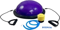 Балансир Calviano Bosu Ball 58 см (фиолетовый) - фото