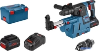 Перфоратор Bosch GBH 18V-26F Professional 061191000G (с 2-мя АКБ 5.5 Ач, кейс, система пылеудаления) - фото