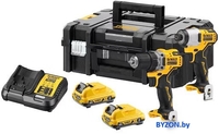 DeWalt DCK2110L2T (шуруповерт, винтоверт, 2 АКБ, кейс) - фото