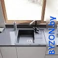 Кухонная мойка GranFest Quadro 650L (черный) - фото2