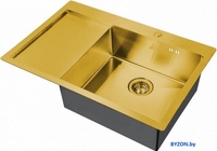 Кухонная мойка ZorG SH 7851-R Bronze - фото