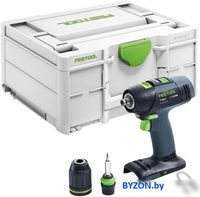 Дрель-шуруповерт Festool T 18+3-Basic 576448 (без АКБ, кейс) - фото