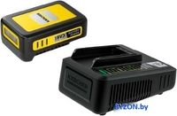 Аккумулятор с зарядным устройством Karcher 2.445-062.0 (18В/2.5 Ач + 18В) - фото