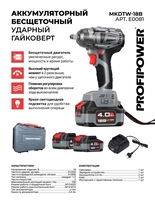 Profipower MKDTW-18B E0081 (с 2-мя АКБ, кейс) - фото2