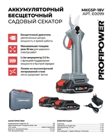 Profipower MKGSP-18V (с 2-мя АКБ, кейс) - фото2