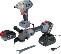Profipower MKDTW-18V + MKDGA-18V (гайковерт, болгарка, 2 АКБ, кейс) - фото