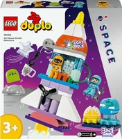 Конструктор LEGO Duplo 10422 Приключение на космическом корабле 3 в 1 - фото