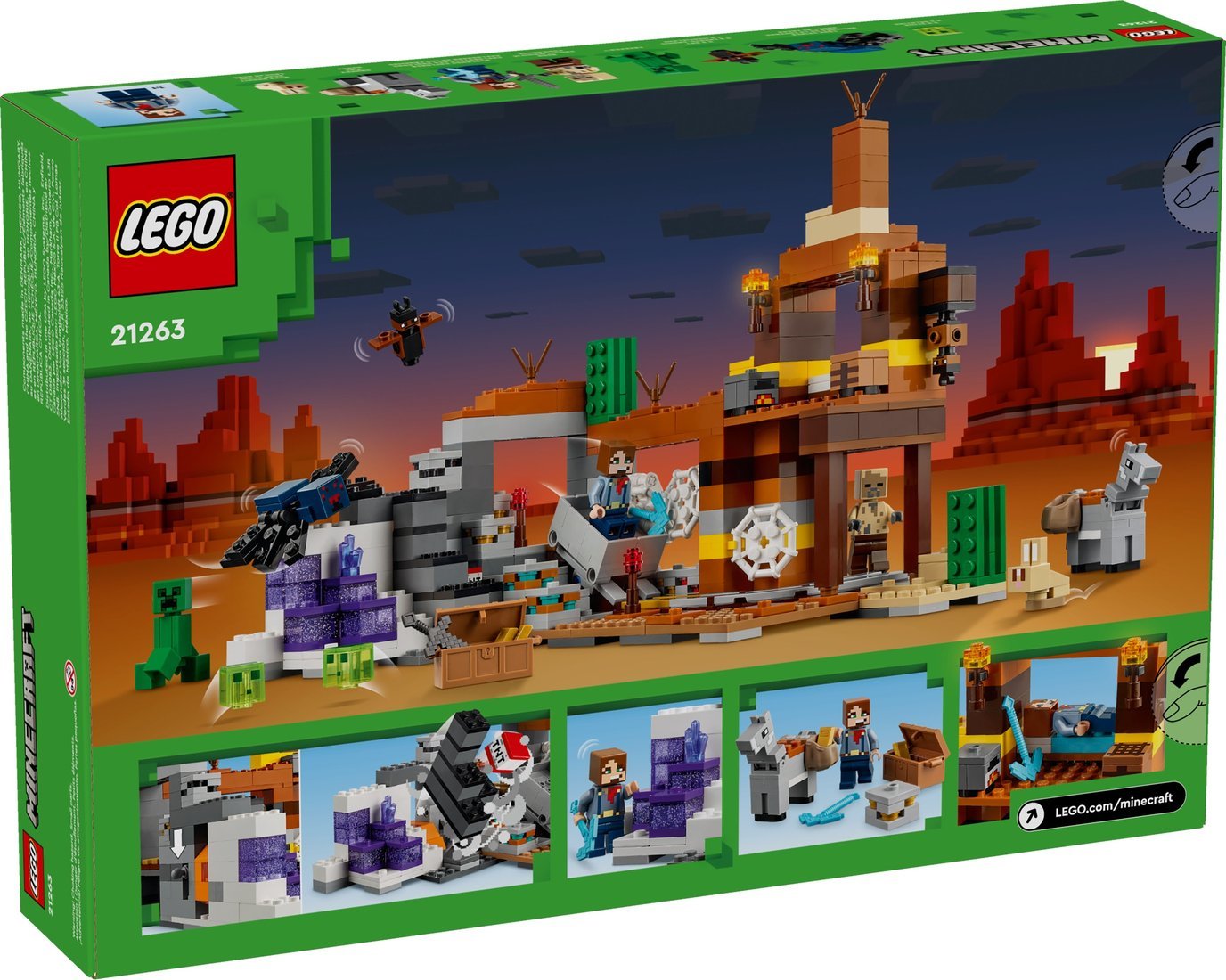 Конструктор LEGO Minecraft 21263 Шахта пустоши Конструктор LEGO Minecraft 21263 Шахта пустоши