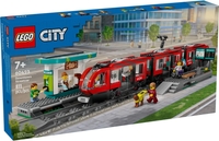 Конструктор LEGO City 60423 Трамвай и станция в центре города - фото