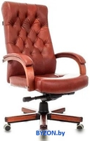Офисное кресло Бюрократ T-9928WALNUT/CHOK (светло-коричневый) - фото