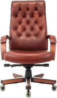 Офисное кресло Бюрократ T-9928WALNUT/CHOK (светло-коричневый) - фото2
