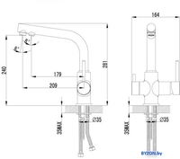 Смеситель Lemark Comfort LM3061PAN - фото2