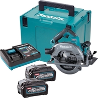 Дисковая (циркулярная) пила Makita HS003GM201 (с 2-мя АКБ) - фото