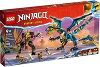 Конструктор LEGO Ninjago 71796 Стихийный Дракон против Робота-императрицы - фото