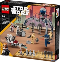 LEGO Star Wars 75372 Боевой набор Клон-солдат и боевой дроид - фото